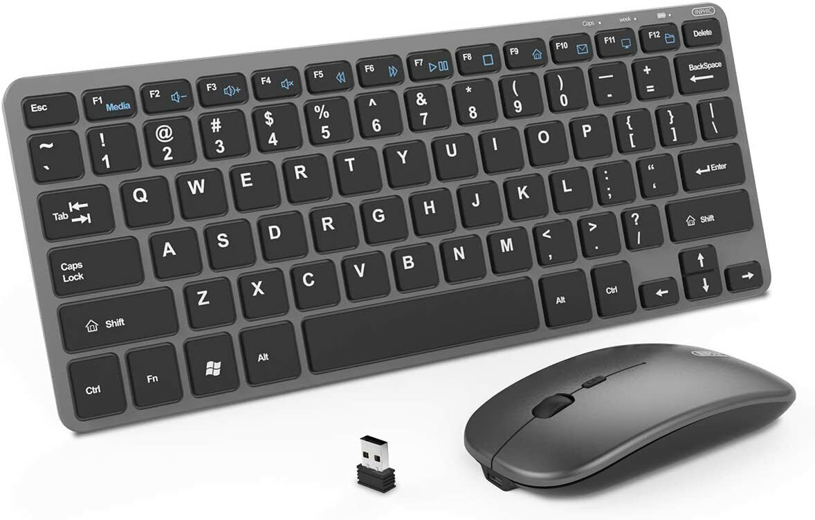 Inphic V780 Wireless Rechargeable Keyboard and Mouse Combo Set 2