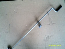 Used Toro Snowthrower Chute Control Rod 40-8270 / Worm Gear 40-8250 / Brackets