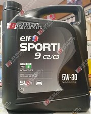 Elf Sporti 9 C2/C3 5W-30 GM Dexos 2 5W30 High Performance Engine Oil - 5 Litres 
