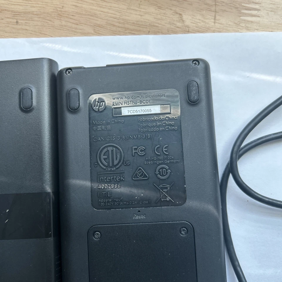 Calculadora gráfica Hewlett Packard HP Prime con estuche probado con cargador G1 Foto 3 de 4