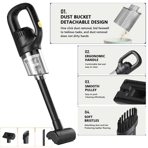 Powerful Car Vacuum Cleaner, Portable Wet&Dry Handheld strong Suction Car Vacuum - Picture 19 of 19