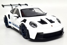 Solido 1/18 Porsche 911 992 GT3 RS White 2024 Diecast model car