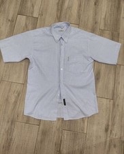 Men Ben Sherman Shirt Navy Cotton 42
