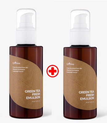 Is & Tree Green Tea Fresh Emulsion 120ml x 2pcs K-Beauty
