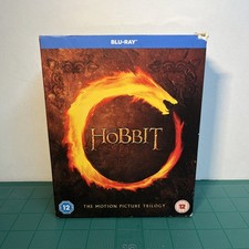 The Hobbit Trilogy Blu-ray Box Set Complete Collection Motion Picture LOTR Clean