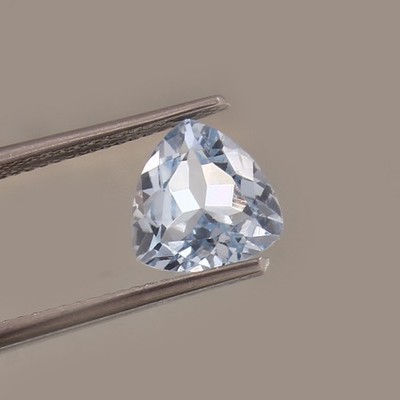 2.10 Ct AAA Grade Natural Brazilian Blue Aquamarine Loose Gemstone Trillion Cut
