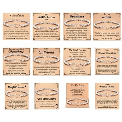 Fashionable Infinities Heart Designs Bracelet Ornament for Special Occasions