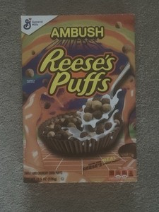 Ambush x Reese's Puffs 2022 General Mills Limited Edition Cereal Box Opened 