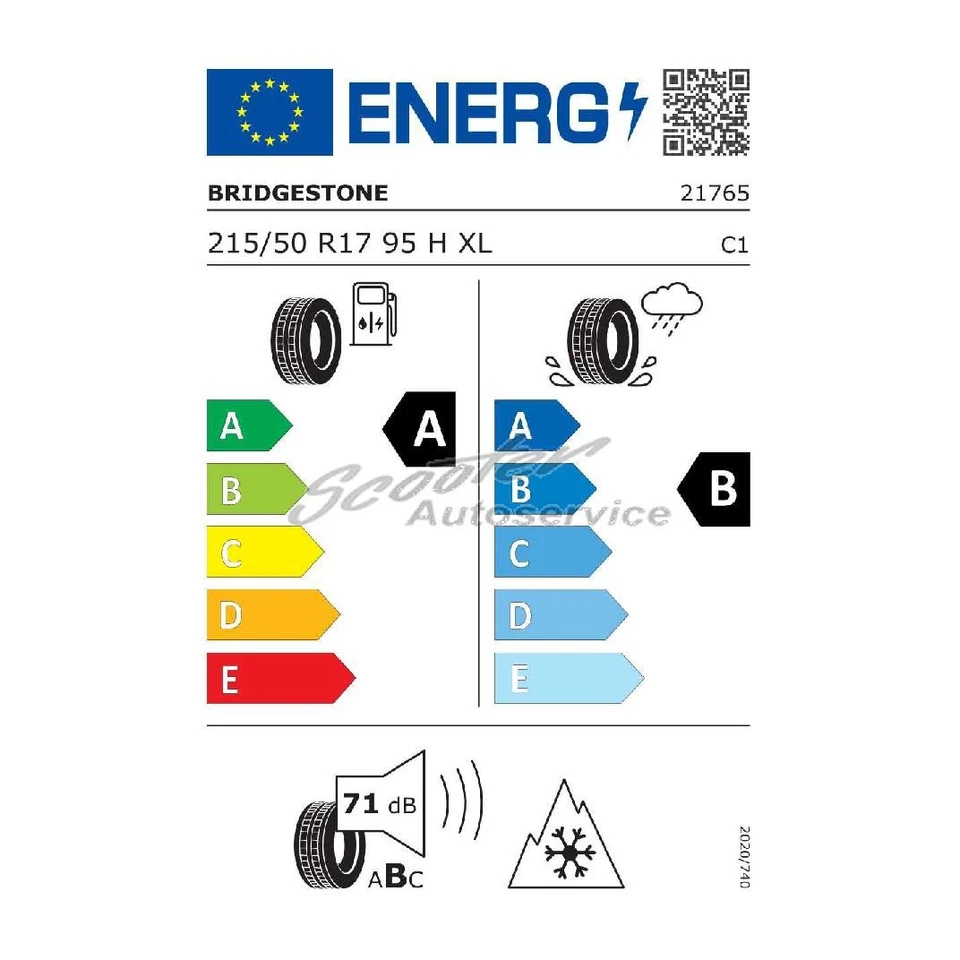 Bridgestone 215/50 R 17 95H Weather Control A005 DriveGuard Evo 3PMSF XL | 16254 - Bild 2 von 3
