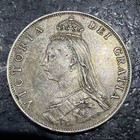 GREAT BRITAIN 1887 FLORIN 2 SHILLINGS QUEEN VICTORIA SILVER 0.925. Nice grade. 