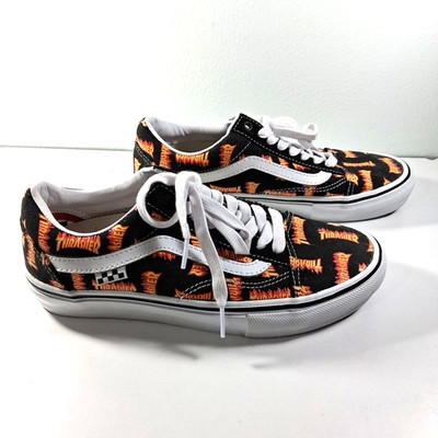 Vans Old Skool Thrasher Flame VN0005W0BML Size 8 Skate Shoes