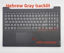 Hebrew Backlit Laptop Keyboard For Lenovo Ideapad L340-15 L340-15IWL L340-15API