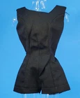 Vintage Barbie Doll Fashion PAK Black Playsuit Near Mint ~ 1960's