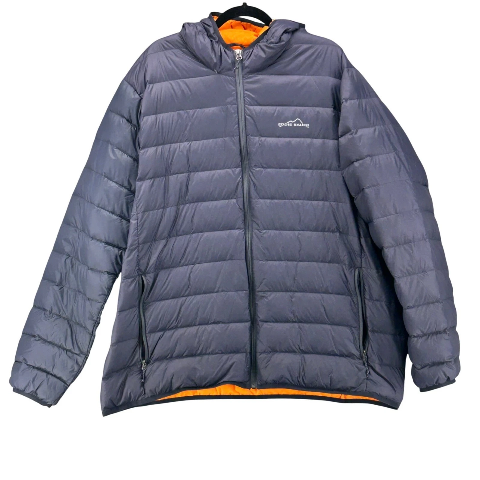 Eddie Bauer Mens Quilted Down Puffer Jacket XXL Packable Lightweight Warm Winter