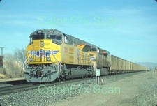 Original Slide- UP SD70ACe-T4 3001 NEW! & Train At Palmdale, CA. 1/18