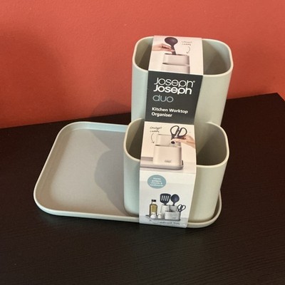 Joseph Joseph Duo Küchenarbeitsplatte Organizer, Gadgets/Utensilien, leicht zu reinigen, grau