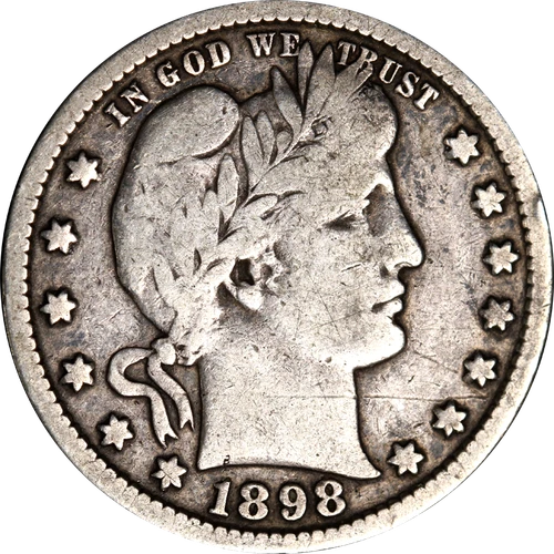 1898-S Barber Quarter