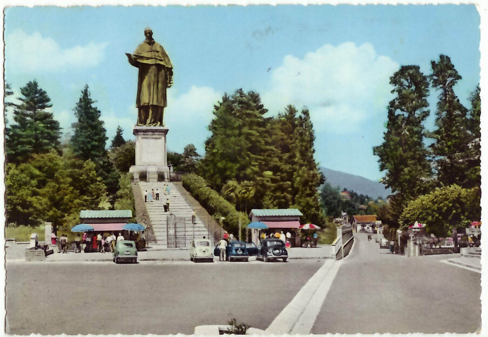 ARONA - NOVARA - STATUA S. CARLO - VIAGG. 1960 -