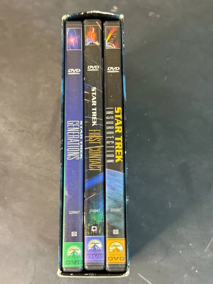 Star Trek: The Next Generation - Widescreen Movie Collection (DVD, 1999, 3-Disc… - Imagem 3 de 3