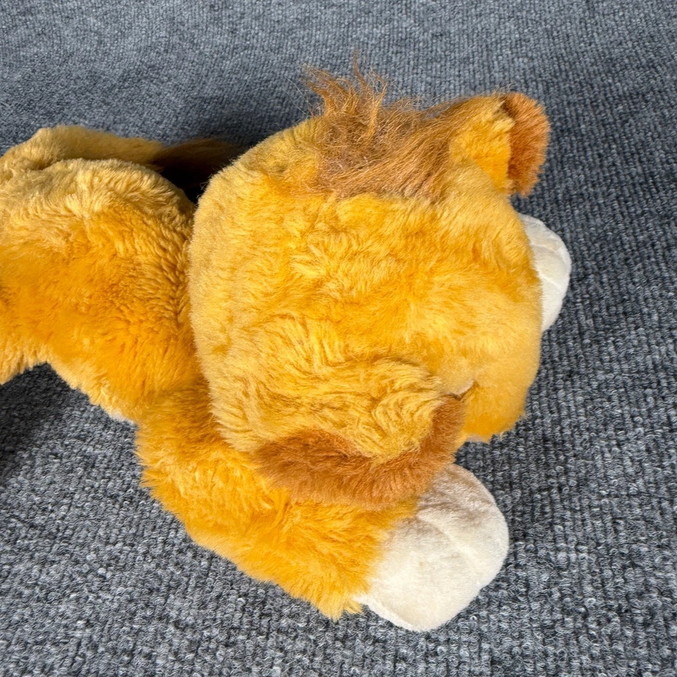 Vintage Mattel Disney Simba 1993 Authentic The Lion King Baby Floppy Plush Toy - Image 4 of 4
