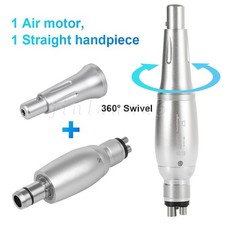 360° Swivel Dental Hygiene Prophy Handpiece Air Motor 4 Hole 4:1 Nose Cone USA