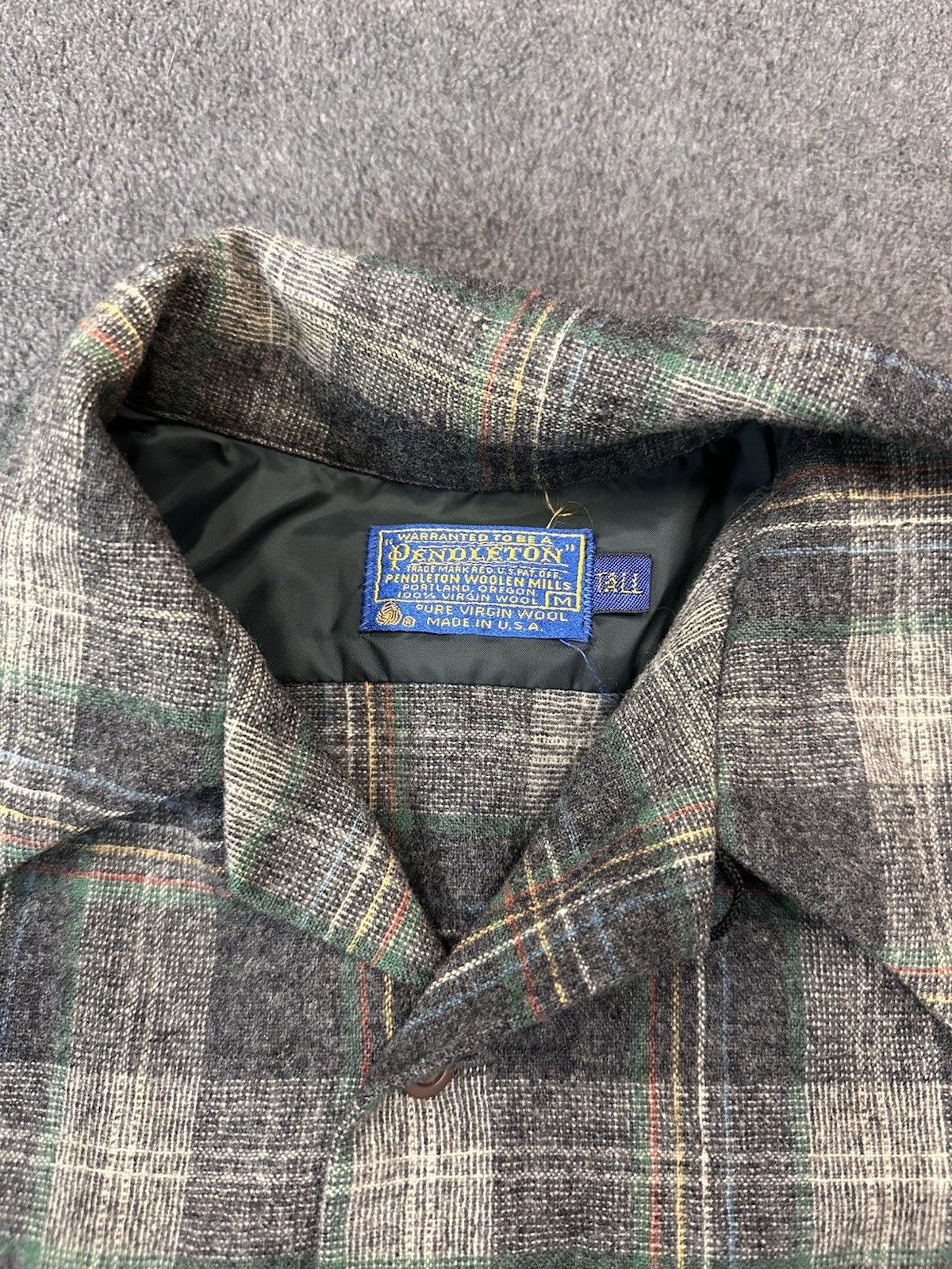 Vintage Pendleton Board Shirt Loop  Shadow USA Wo… - image 4