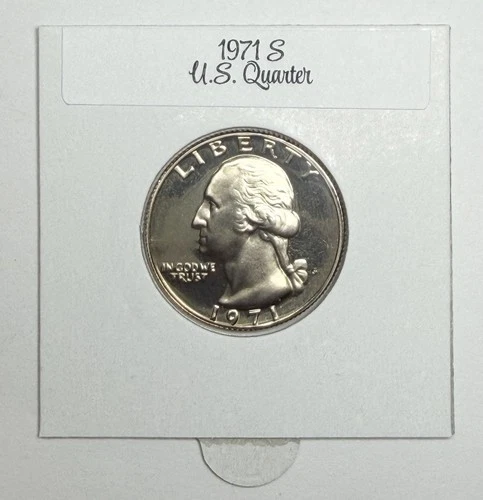 1971-S Washington Quarter Proof — photo from another recent sale