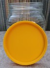 Anchor Hocking 5010 M 3-10 Jar With Yellow Plastic Lid Vintage — photo 9