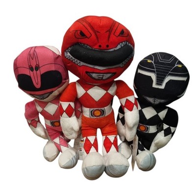 Power Rangers Plüsch Figuren Set Vintage Mighty Morphin 90er 25 - 36 cm