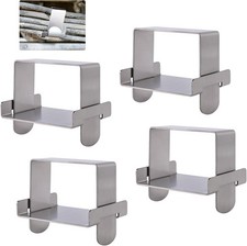 4 Pcs 2.5” Wide Stainless Steel Leaf Spring Clamp Kit | Vehicle Stabilizing