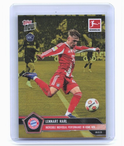 2025-26 Topps Now Bundesliga Deutsch #141 Lennart Karl Gold #/50