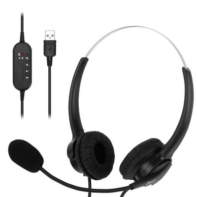 AKTIVES USB HEADSET NOISE CANCELLING MIKROFON