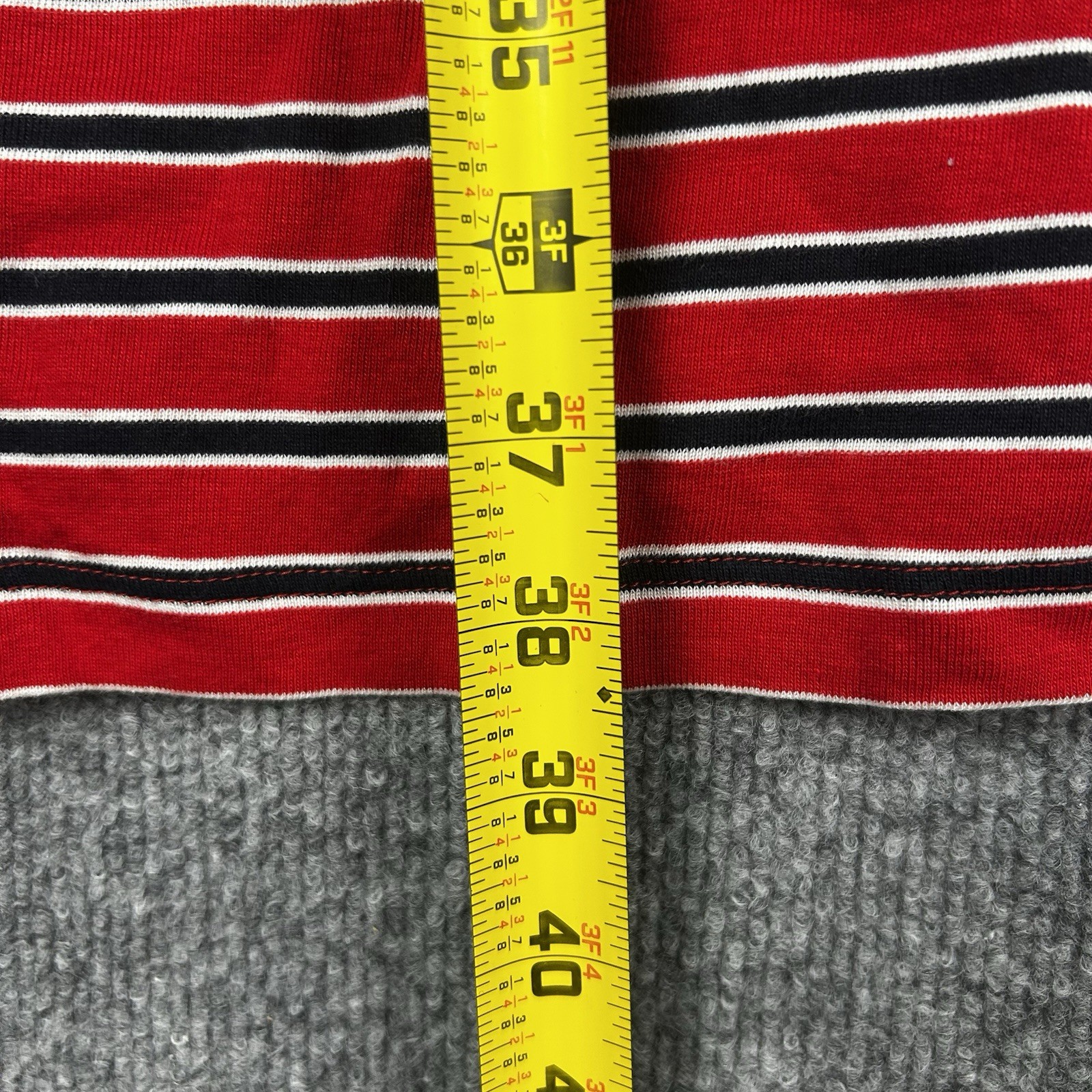 Tommy Hilfiger Denim Hooded Dress 1X Red Stripe Logo Spellout NWT Preppy thumbnail 11