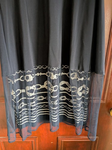 Gorgeous Joseph Ribkoff navy & white nautical print dress - Size 8/10 - Picture 5 of 5