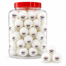 60 St&uuml;ck Tischtennisball Tischtennis B&auml;lle 3 Stern 40+ Top Qualit&auml;t Wei&szlig; 40mm