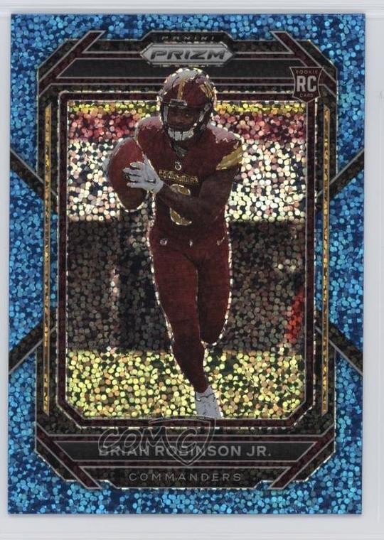 2022 Panini Prizm Rookies Blue Sparkle Prizm 84/96 Brian Robinson Jr #321 09q4