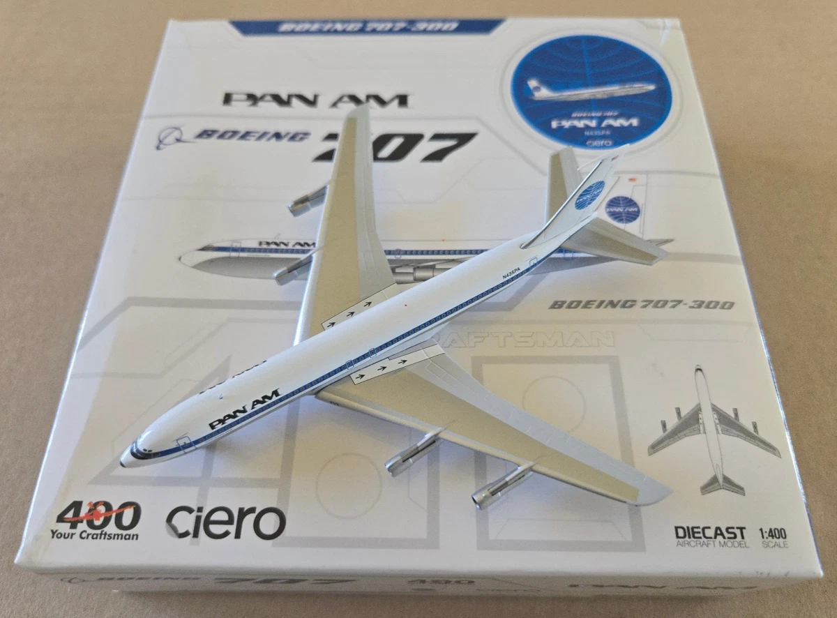 Boeing 707 Commercial Airliner Diecast Aircraft & Spacecraft for