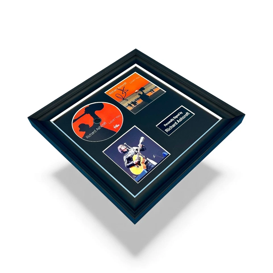 Richard Ashcroft SIGNED Lovin' You Luxury CD Photo Display & COA Autograph - Image 3 of 4