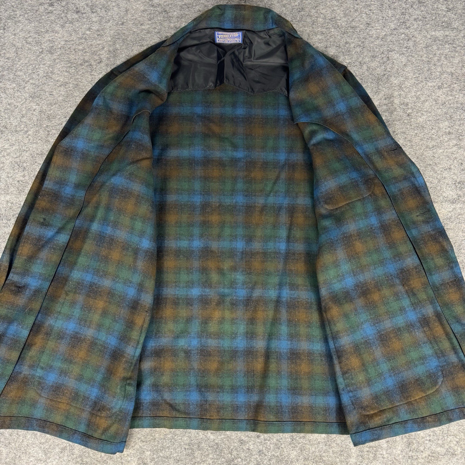Vintage Pendleton Wool Blazer Chore Jacket Barn U… - image 4