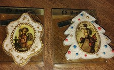 2 Original Hummel Christmas Ornaments. Very Rare. Very Old.