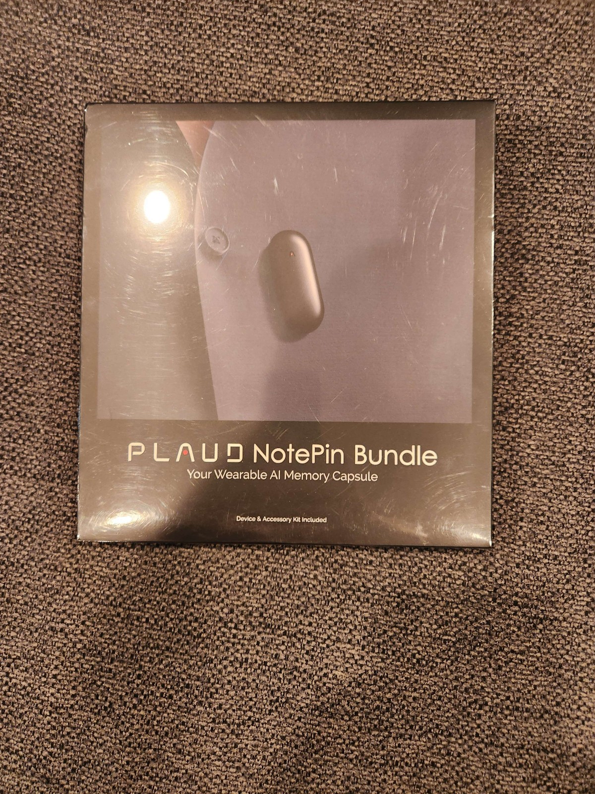 SEALED Plaud NotePin Bundle Wearable AI Memory Capsule Black FREE SHIPPING