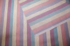 Striped Fabric Blend. Warm Colors. Approx. 60 x 46. RB-586