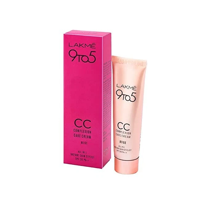 Lakme 9 to 5 CC Cream Mini, 01 - Beige SPF 30PA+++ 9g (Pack of 1) | eBay