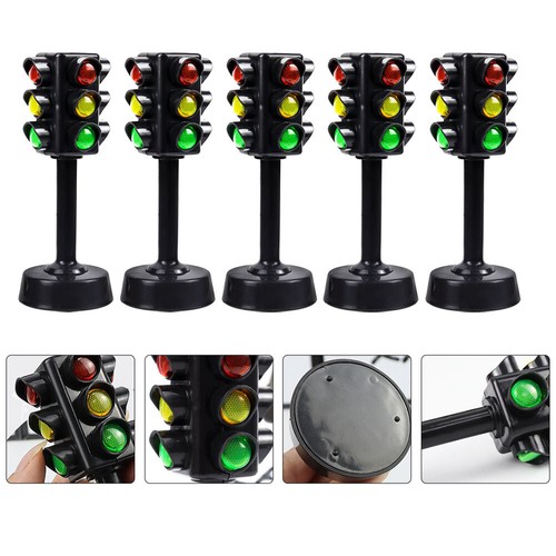 10 Pcs Traffic Light Toy Stop for Kids Toddler Child Pretend Mini Signal Lamp - Picture 5 of 12