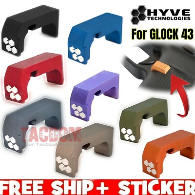 HYVE Technologies Extended Magazine Billet Aluminum Release for Glok 43 ...