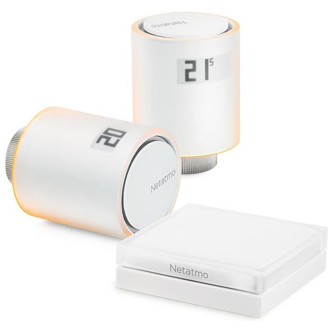 1436171 Netatmo Starter Pack Valvole Termostatiche Wifi Intelligenti, Multicolor
