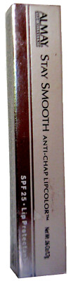 Almay Stay Smooth Anti-Chap Lipcolor Lipstick  #39 DEEP, spf 25
