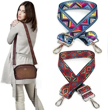 2 PCS Purse Strap, 1.5" Wide Shoulder Strap Adjustable Replacement, Replacement