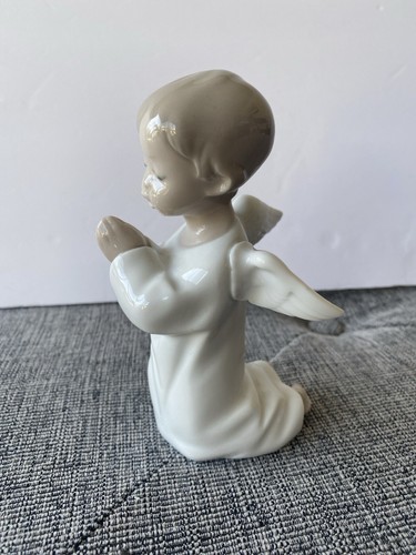 VTG Lladro Collectible High Gloss Angel Praying Spain MINT - Picture 5 of 8