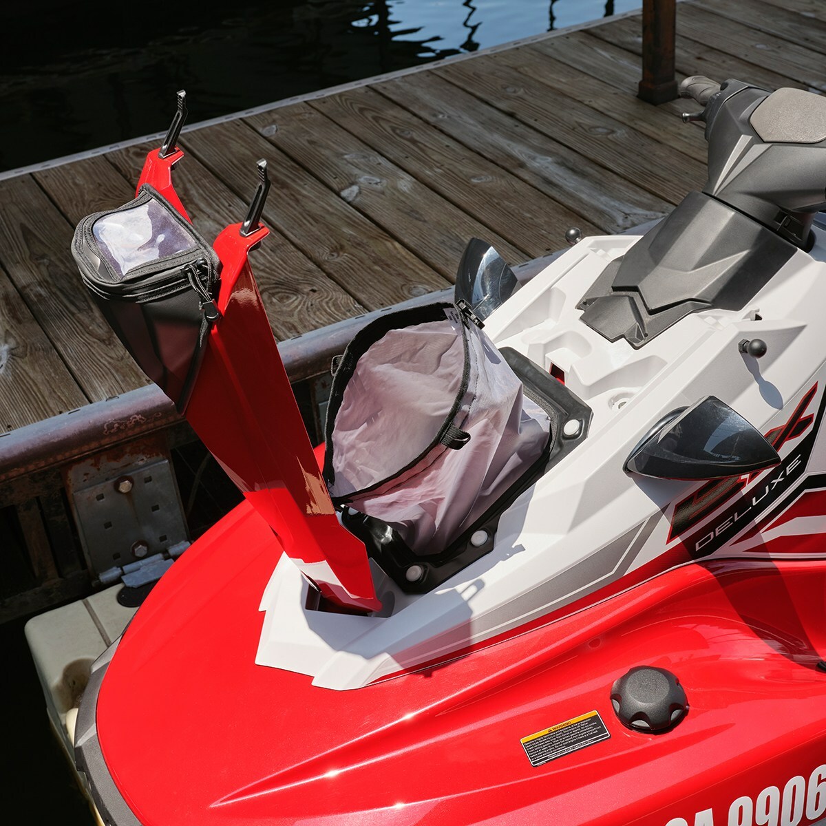 YAMAHA OEM EX Sport Deluxe EXR Bow Fixed Mounted Storage Bag YAMAHA OEM EX Sport Deluxe EXR Bow Fixed Mounted Storage Bag